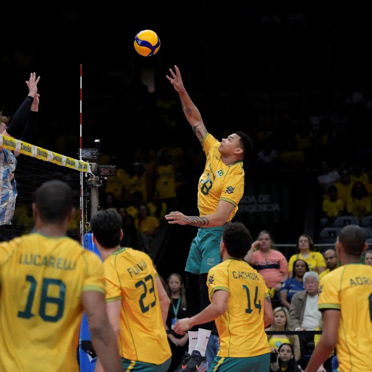 Vôlei: Brasil bate Argentina, leva Sul-Americano e garante vaga em LA 2028