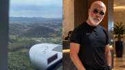 Videomaker publica imagens feitas durante viagem em helic&oacute;ptero desaparecido com cantor Rick em SC