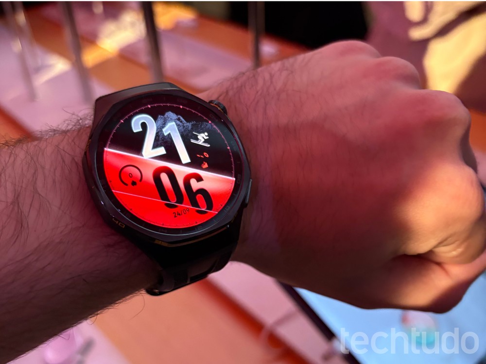 A Huawei anunciou, nesta quinta-feira (24), o lançamento dos smartwatches Huawei Watch GT 7 e GT 7 Pro no Brasil — Foto: Lucas Loyo/TechTudo