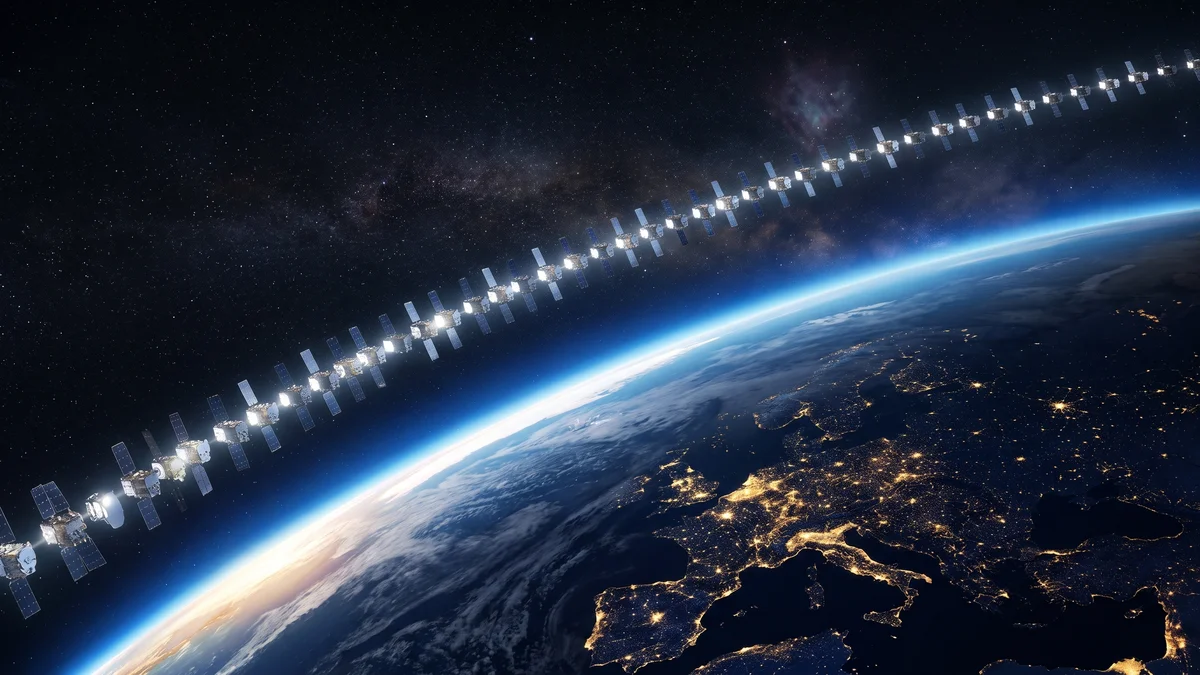 Imagem da matéria: Starlink V3 chegando: nova internet de Elon Musk será até 10x mais rápida