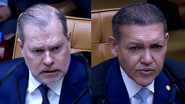 STF tem bate-bocas, placar dividido e pedido de vista de Dino em 1º julgamento sobre Moraes e Vorcaro