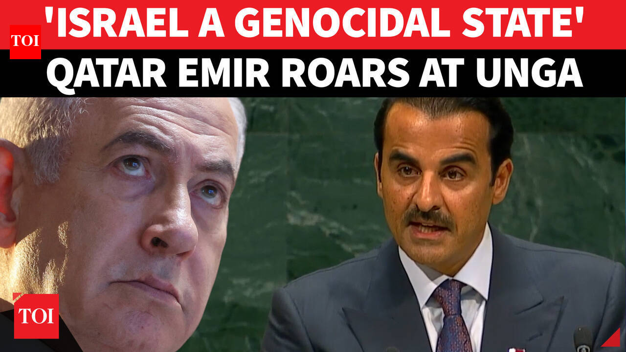 'Pare de Chorar Antissemitismo, Vocês Criminosos de Guerra!': Emir do Catar EXPOE Israel em Discurso Incendiário sobre Gaza