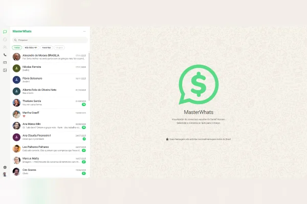 MasterWhats: site que reúne mensagens de Vorcaro volta ao ar após suspensão