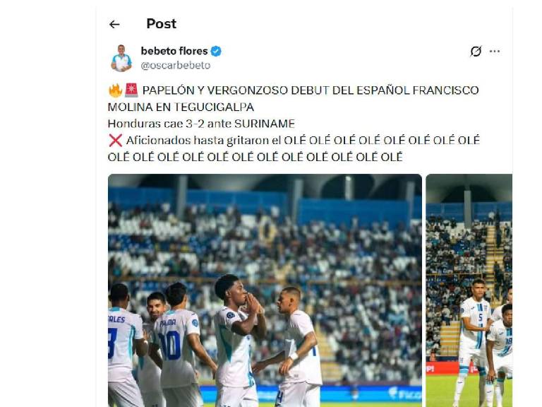 Cansaço, apontam dois e uma preocupação após a dolorosa derrota de Honduras contra Suriname.
