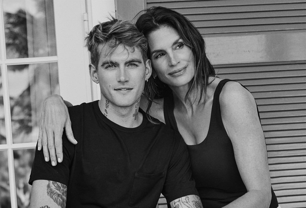 Cindy Crawford e o filho, Presley Gerber — Foto: Reprodução/Instagram