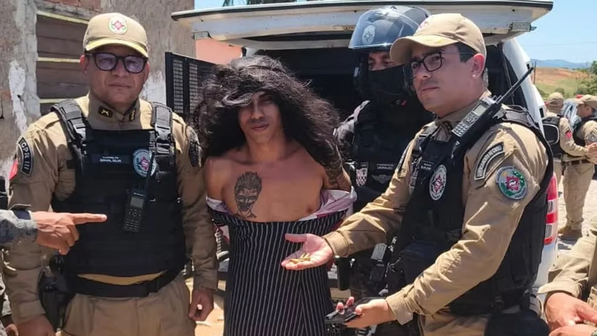 Preso vestido de mulher, homem afirma ter matado 80 pessoas na PB