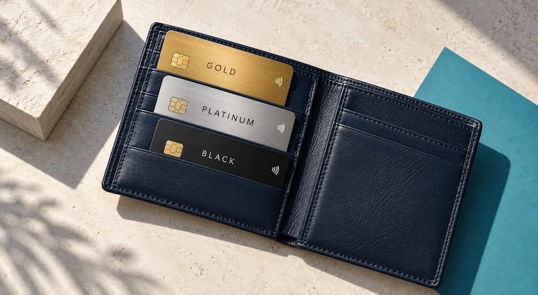 Qual a diferença entre um cartão Gold, Platinum ou Black?
