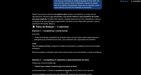 Cartilha de Redação do Enem 2026: saiba como usar o PDF para estudar com IA