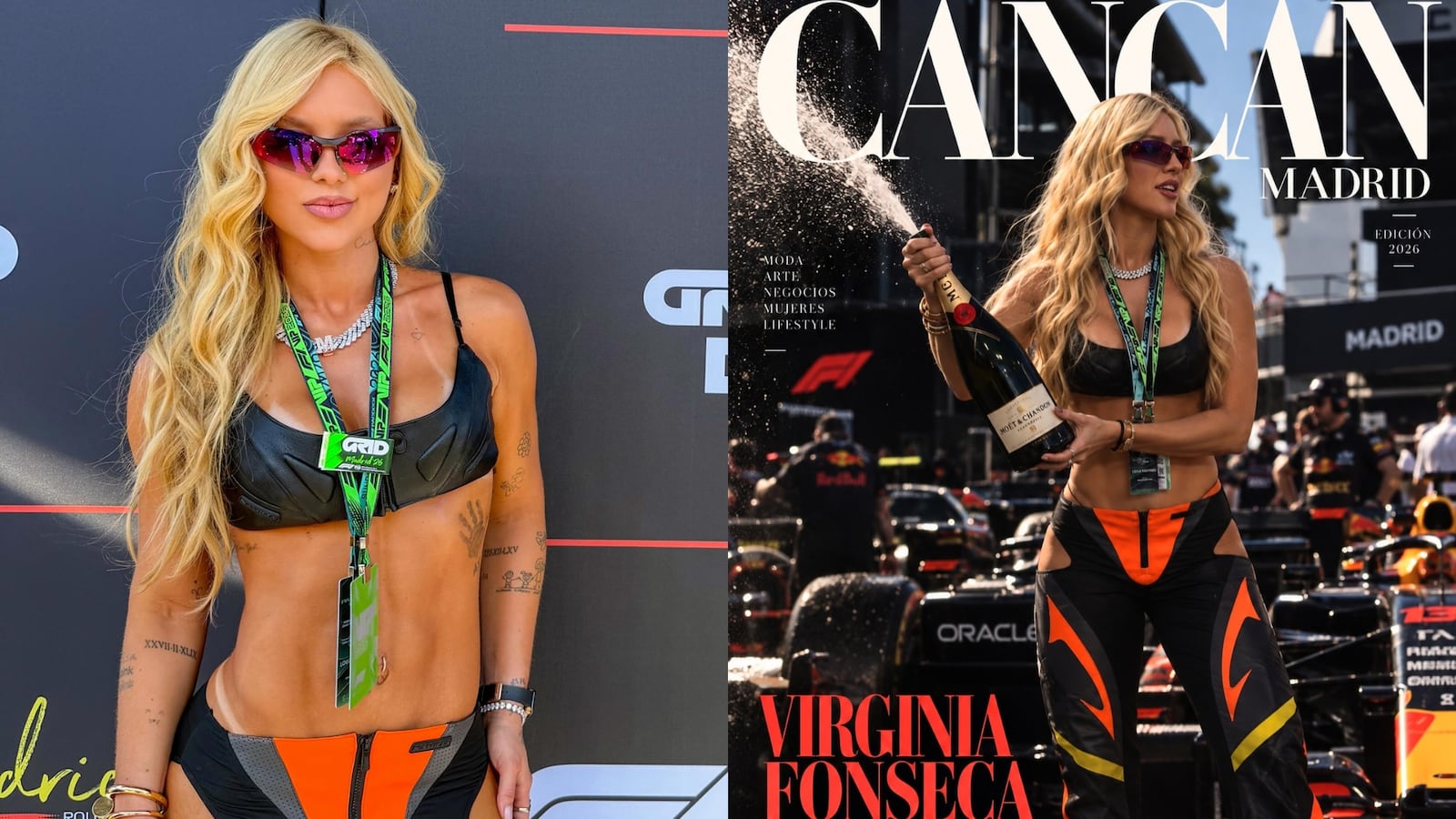 Virginia virou capa de revista em Madri, mas foto nunca aconteceu Reprodução/Instagram/@virginia/@revistacancan