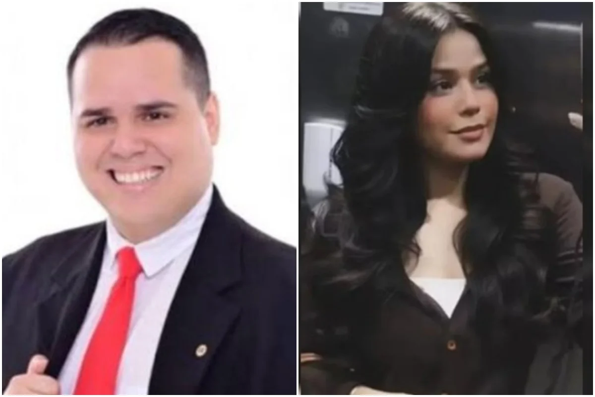 João Munhoz à esquerda e Isabelle à direita