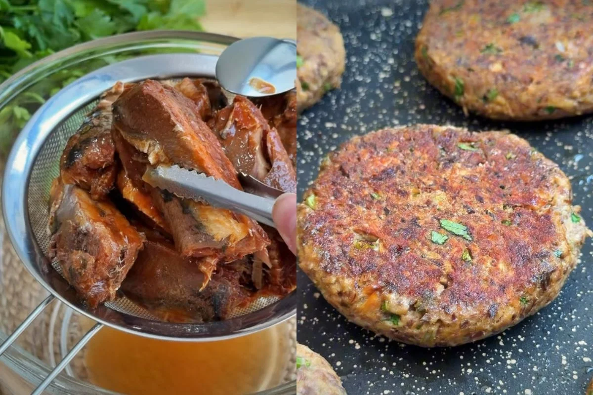 hamburguer de sardinha