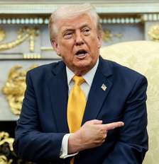 Presidente dos EUA, Donald Trump, no Salão Oval da Casa Branca 19/03/2026 Foto: REUTERS/Evelyn Hockstein