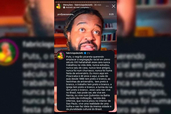 Vereador do PL é acusado de injúria racial após comentário em rede social - destaque galeria