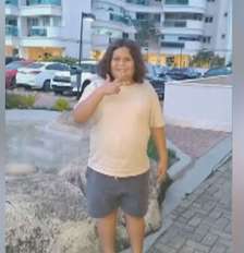 David de Lima estava com a mão em estrutura metálica quando foi atingido por raio Foto: Reprodução
