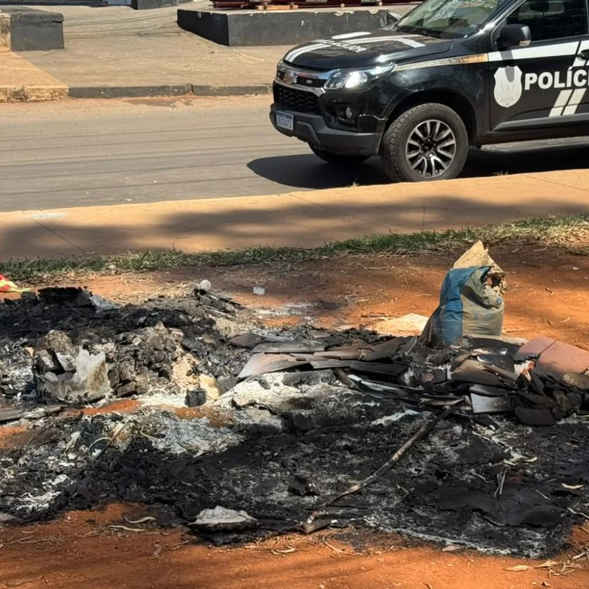 Mãe de bebê carbonizado em monte de lixo no DF é presa por infantícidio