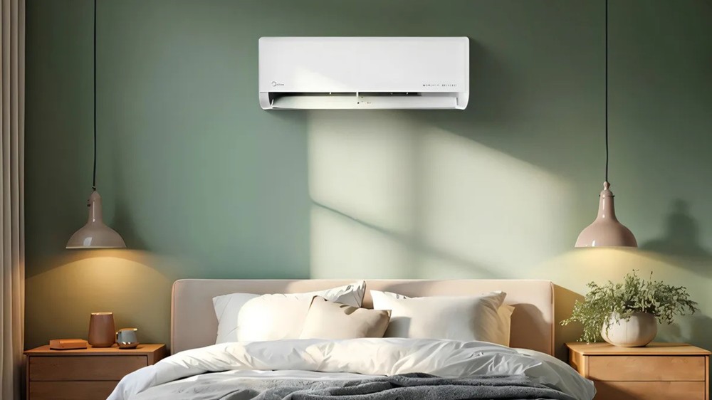 Prepare o ambiente antes de ligar o ar-condicionado para não perder refrigeração — Foto: Divulgação/Midea