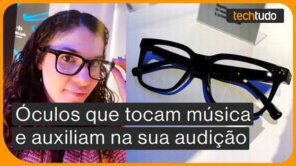 Inovação da CES 2025: óculos que tocam música e auxiliam em problemas de audição