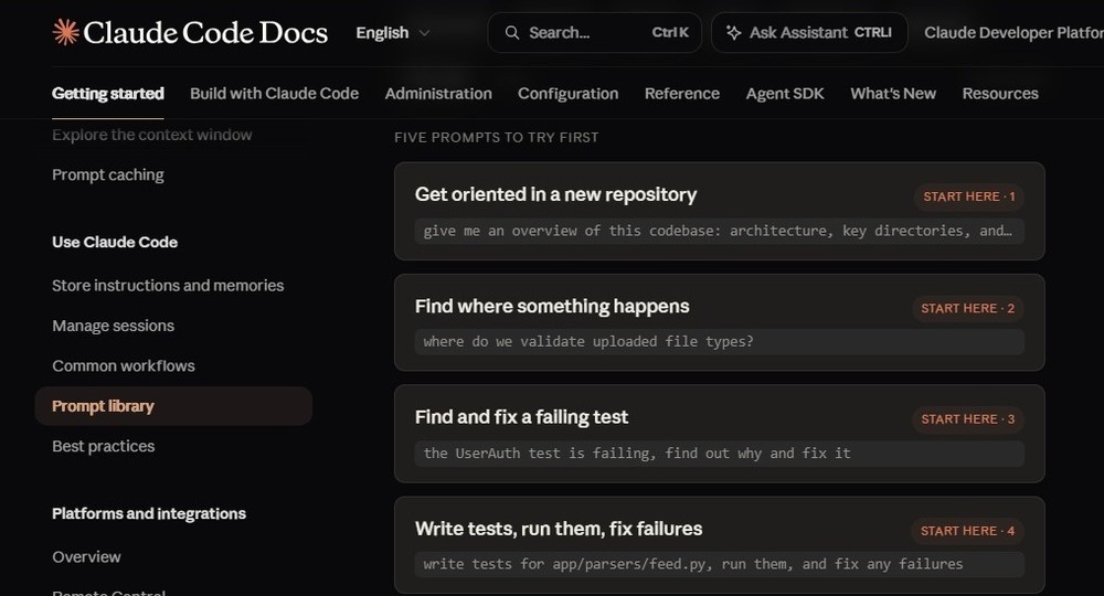 Anthropic Prompt Library é a biblioteca oficial de prompts da Anthropic, criada especificamente para usuários do Claude — Foto: Diedrich Bader/TechTudo