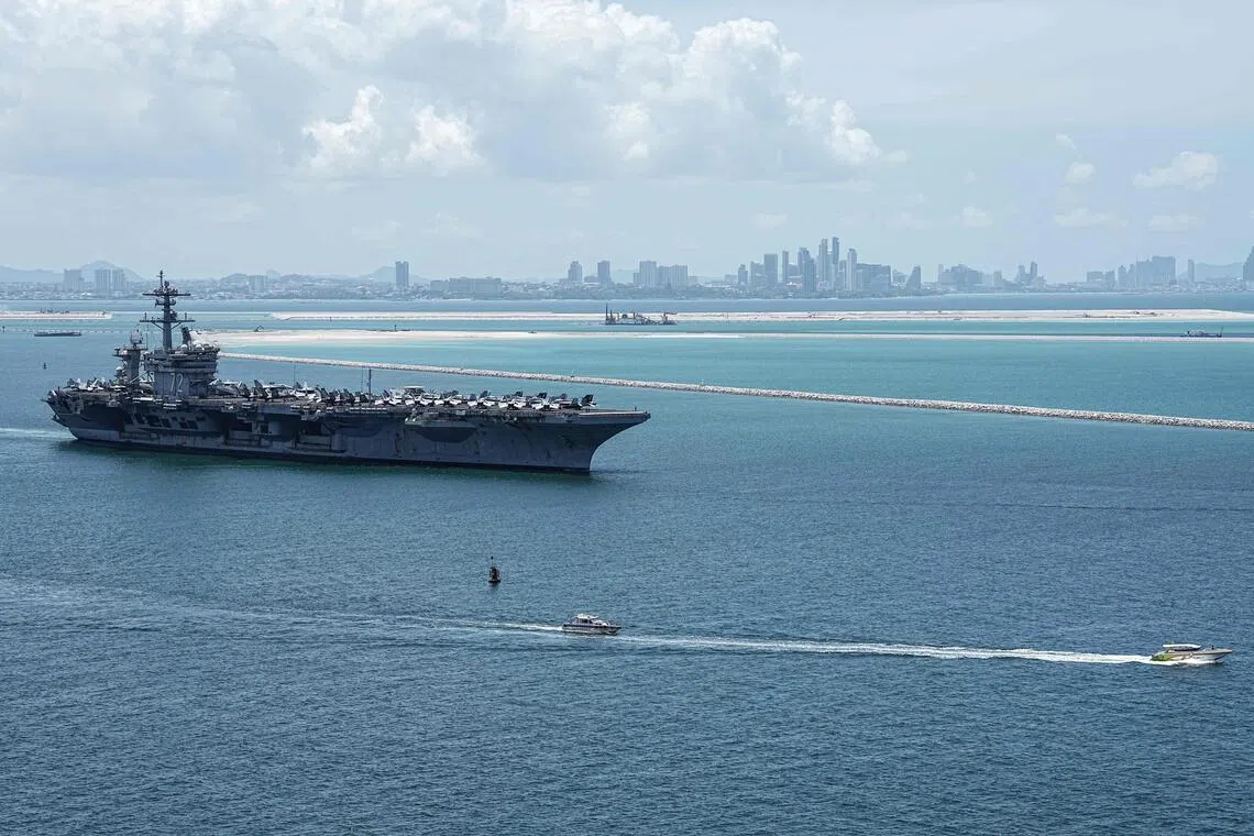 The Lincoln with its crew of about 5,000 sailors has spent more than 300 days at sea.