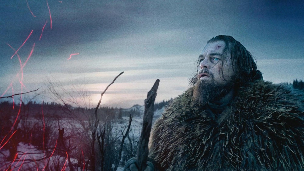 Em O Regresso, o explorador Hugh Glass enfrenta as adversidade de um ambiente frio e selvagem — Foto: Reprodução/Rotten Tomatoes