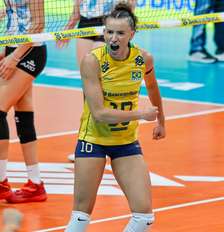 Brasil vence Argentina no vôlei feminino e garante vaga nas Olimpíadas Foto: Mauricio Val/FV Imagem/CBV