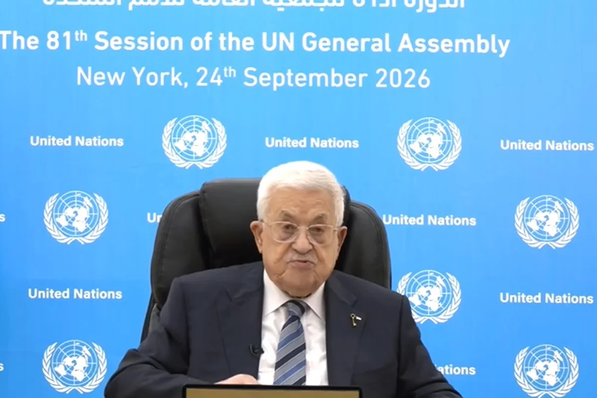 Por vídeo, presidente da Palestina acusa Israel de “guerra genocida” na ONU
