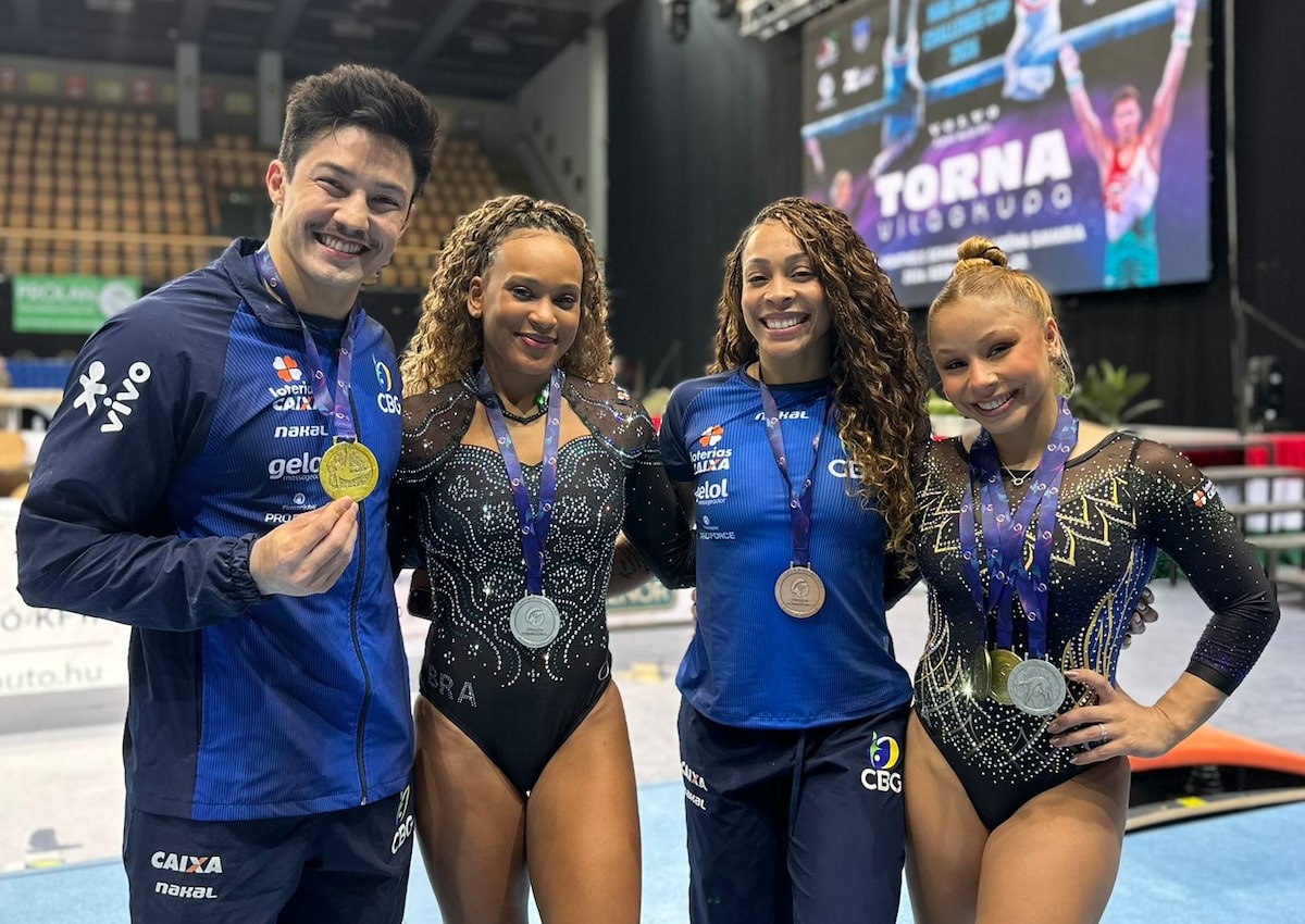 Ginástica: Flávia Saraiva e Rebeca Andrade fazem dobradinha na trave; Nory fica com o ouro na barra