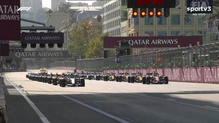 Veja a largada do GP de Baku de Fórmula 1