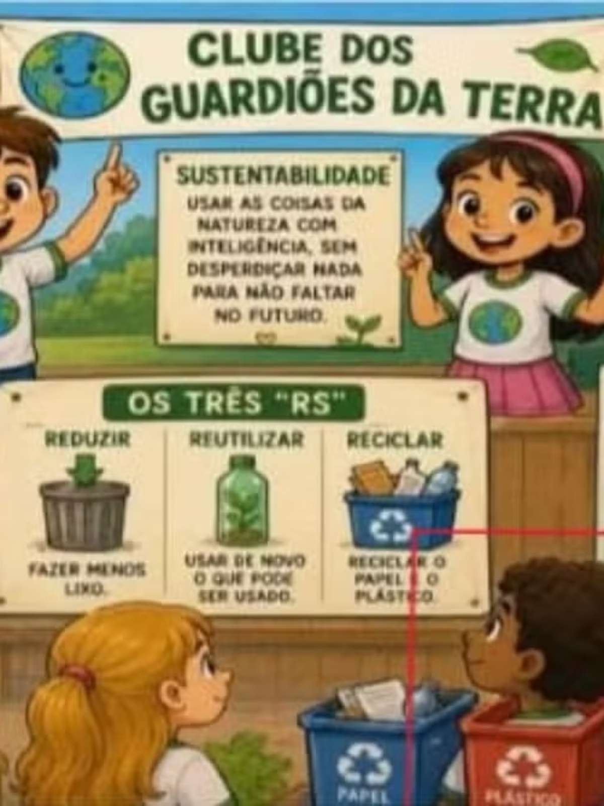 Atividade escolar traz ilustração de menino negro dentro de lixeira; material foi entregue na rede pública