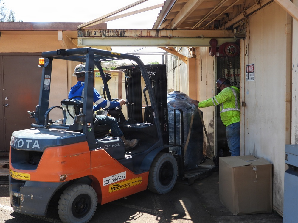 Imagem relacionada à notícia: USAG Hawaii continua os reparos do sistema de água enquanto as tripulações substituem o motor de poço profundo