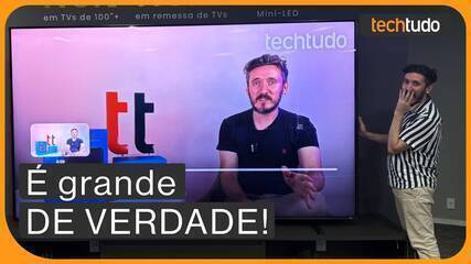 Hisense lança maior TV do Brasil com 116 polegadas e tecnologia inédita