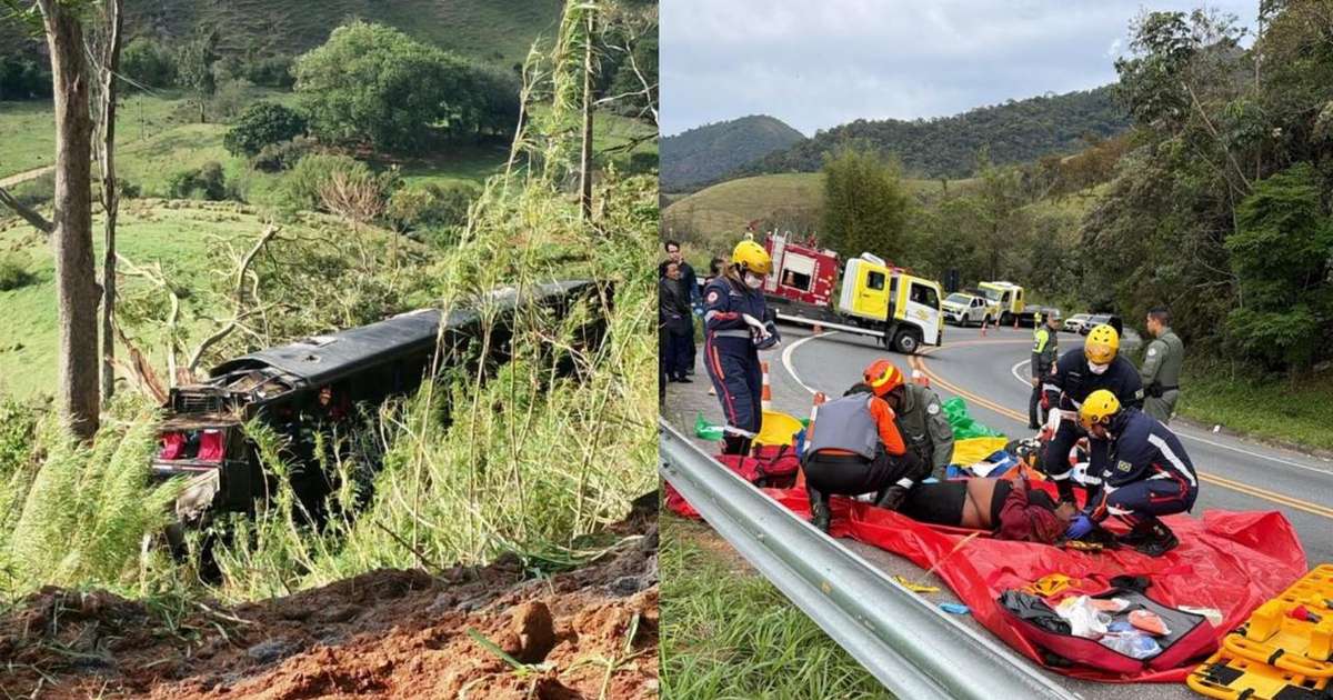 Quem são as vítimas do acidente de ônibus que caiu em ribanceira em São Paulo