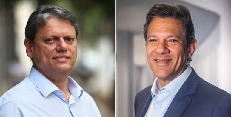 Quaest em SP: Tarcísio tem 44% das intenções de voto; Haddad, 27%