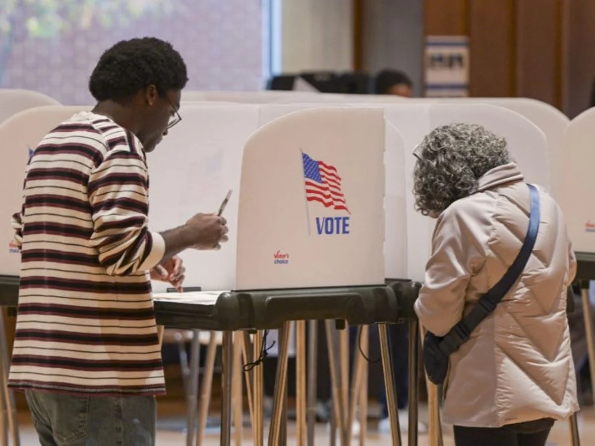 Cidadãos votaram para as eleições presidenciais dos EUA de 2024 em Maryland - Metrópoles