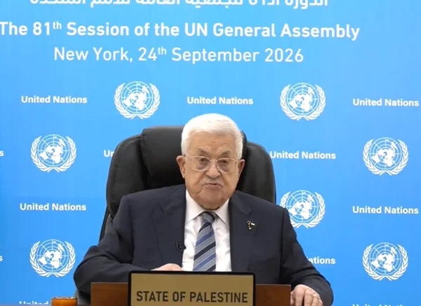 Por vídeo, presidente da Palestina acusa Israel de “guerra genocida” na ONU