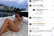 Carla Perez comentou no post da nora