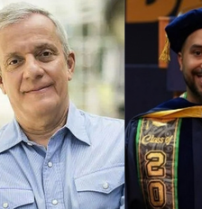 Repórter do Fantástico, Álvaro Pereira Jr. ironiza Gil do Vigor e o chama de 'falso acadêmico' Foto: Bob Paulino/Memória Globo - Reprodução/Instagram/Gil do Vigor