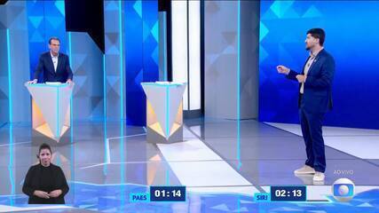 Debate RJ: Eduardo Paes (PSD) pergunta para William Siri (Psol) sobre emprego