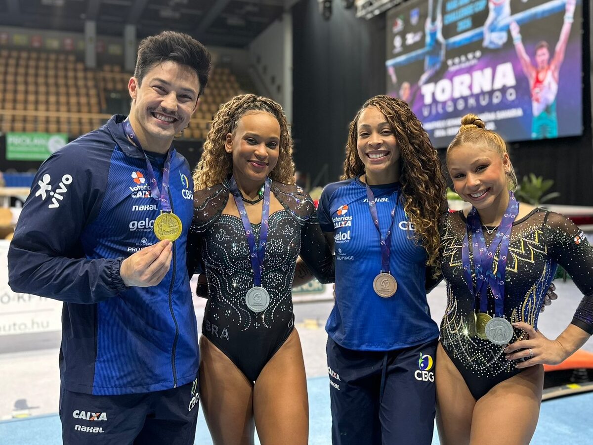 Ginástica: Flávia Saraiva e Rebeca Andrade fazem dobradinha na trave; Nory fica com o ouro na barra