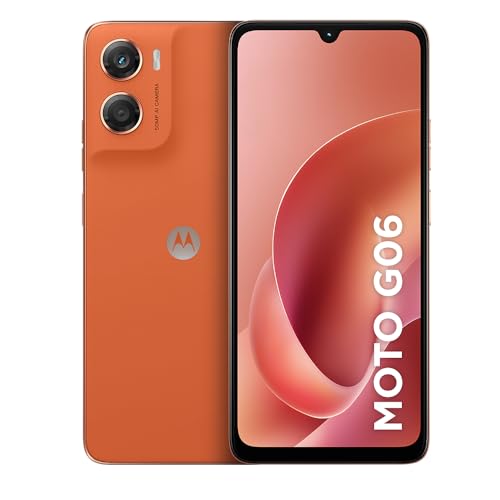 Smartphone Motorola Moto g06 - Laranja