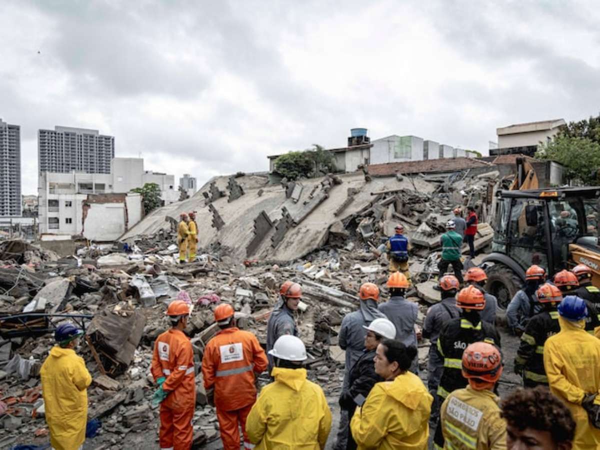 Fiscal da Prefeitura de SP diz que não chegou a entrar no prédio que desabou na Penha, na Zona Leste, durante vistoria