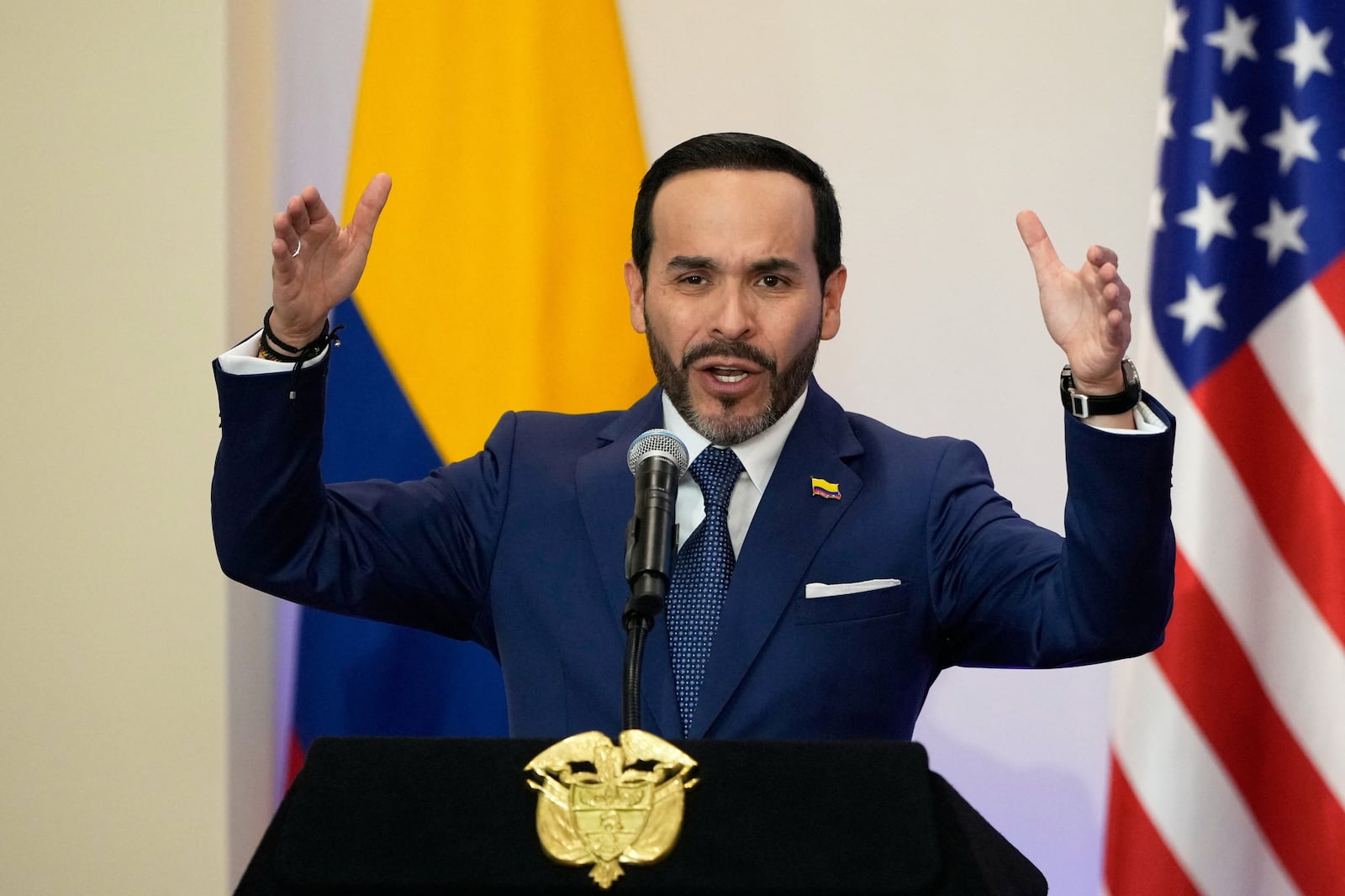 IRGC foi declarada como "grupo terrorista" pelo governo colombiano Fernando Vergara/Pool via Reuters - 08.09.2026