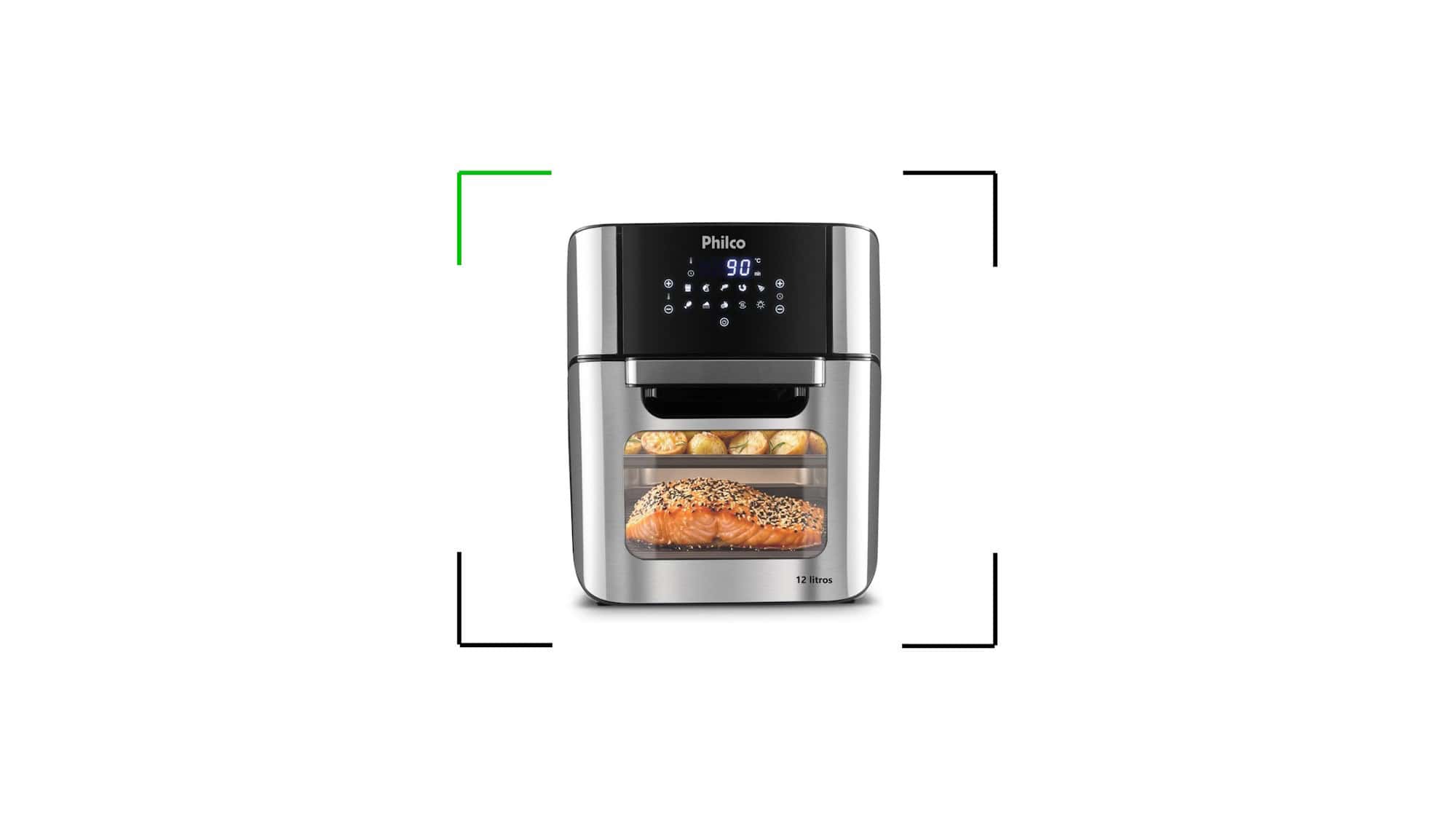 Air fryer Philco: saiba se modelo com 12 L de capacidade e vidro frontal vale a pena