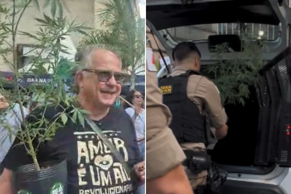 BH: vereador pede multa de R$ 1,5 mil após candidato levar maconha à praça
