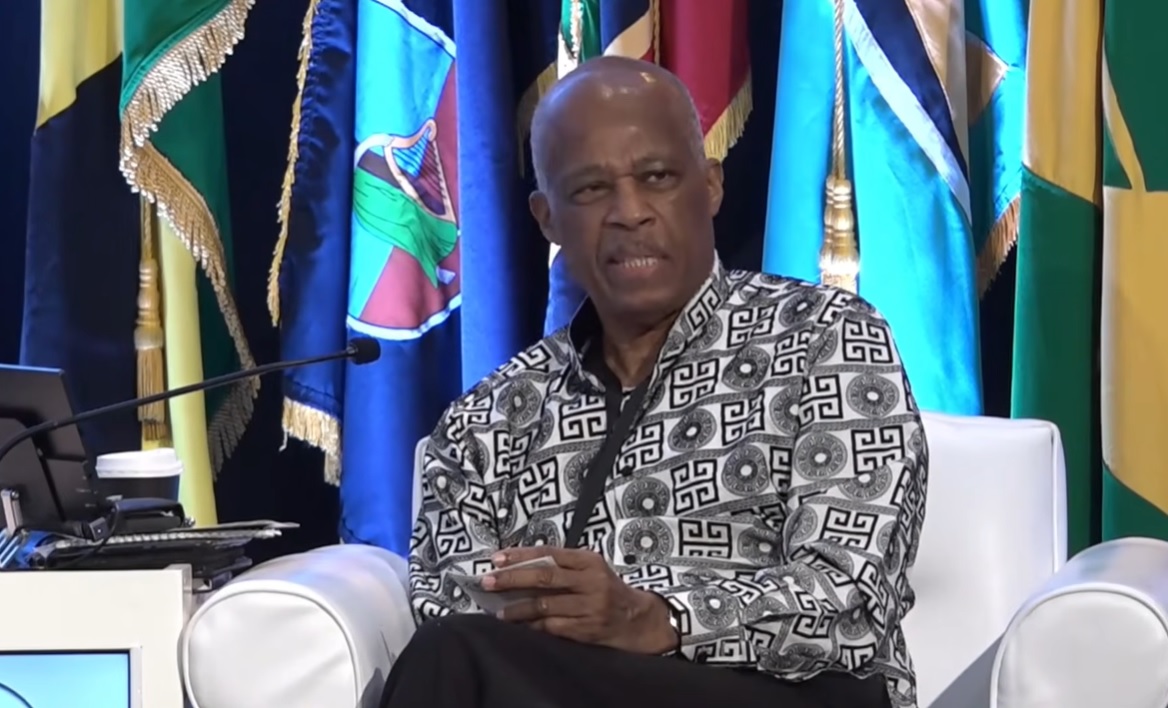 Sir Hilary Beckles, Chairman of the CARICOM Reparations Commission (Photo: conference digital screengrab)