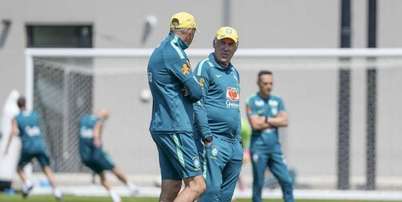 Ancelotti teve o elenco completo &agrave; disposi&ccedil;&atilde;o pela primeira vez &ndash; Foto: Rafael Ribeiro/CBF / Jogada10