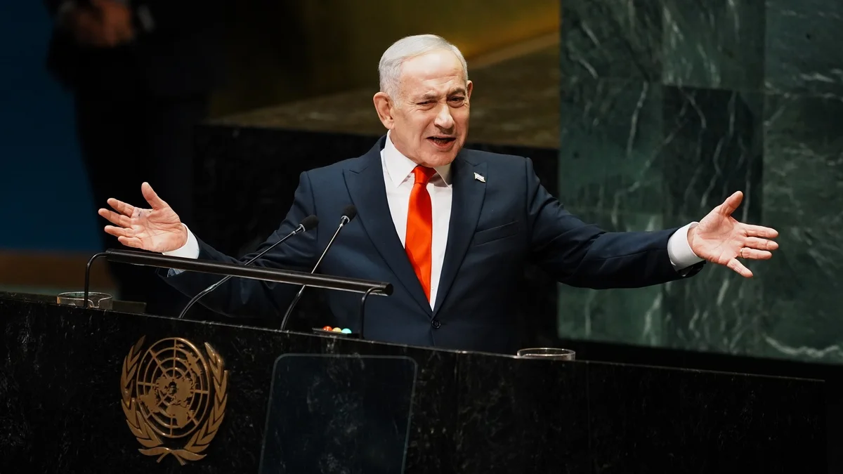 Netanyahu usa ONU para agradecer apoio de Trump na luta contra "bárbaros"