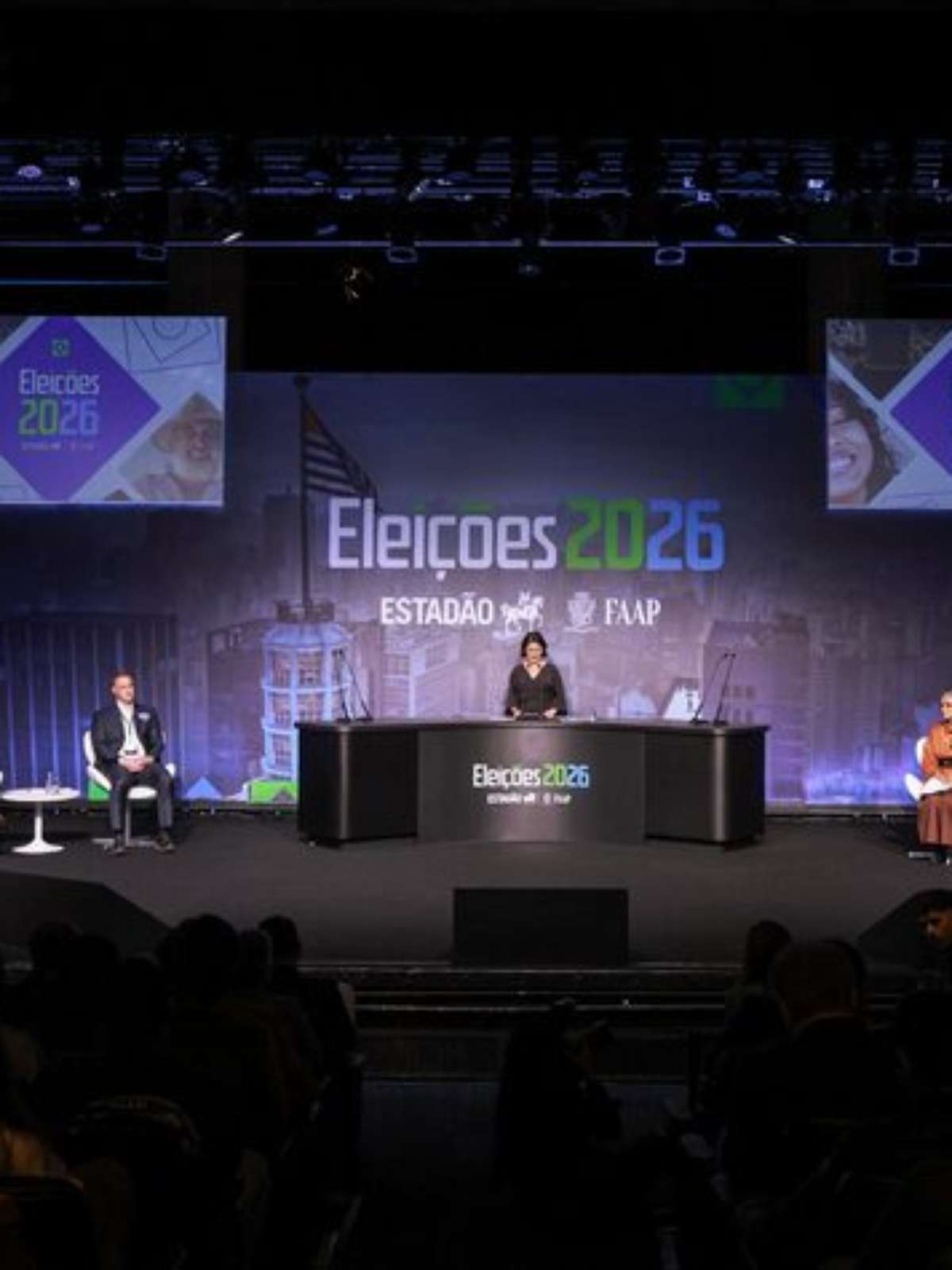 Candidatos ao Senado de SP trocam farpas e acusações de corrupção em debate Estadão/FAAP