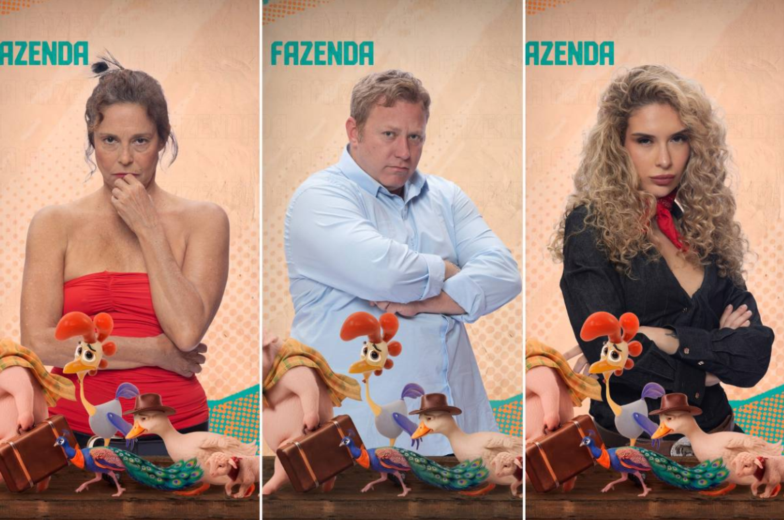 Giovanna, Serginho e Stephanie