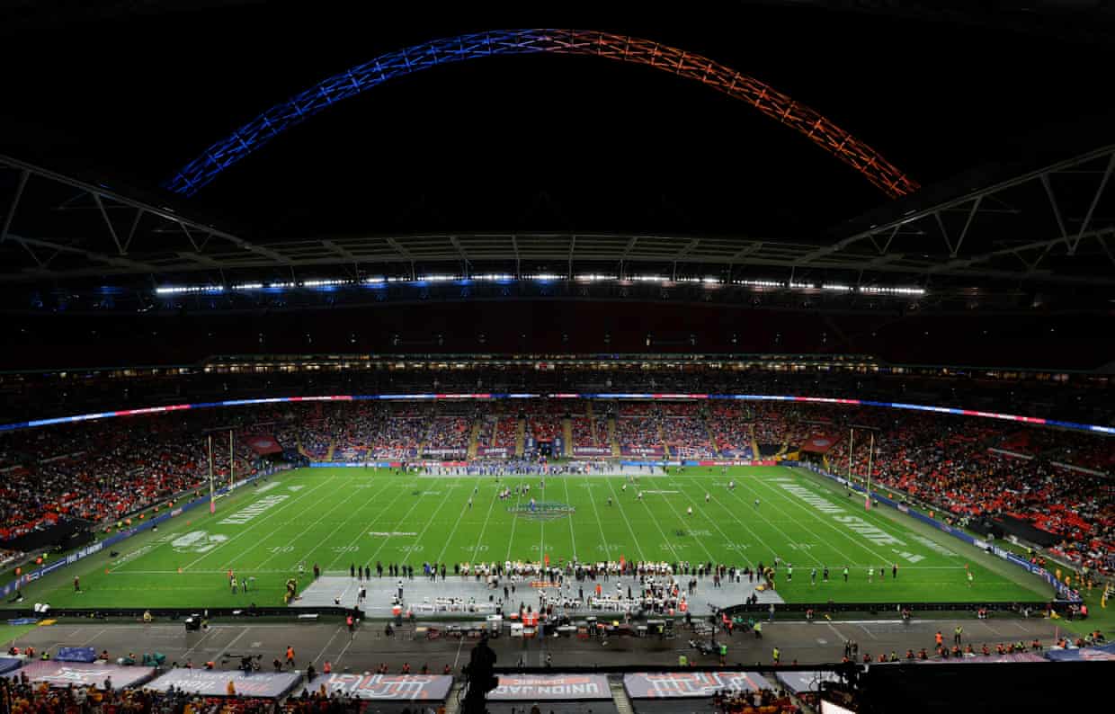 'Está prestes a ir para o mundo': futebol americano universitário americano faz estrondo no Wembley – um ensaio fotográfico